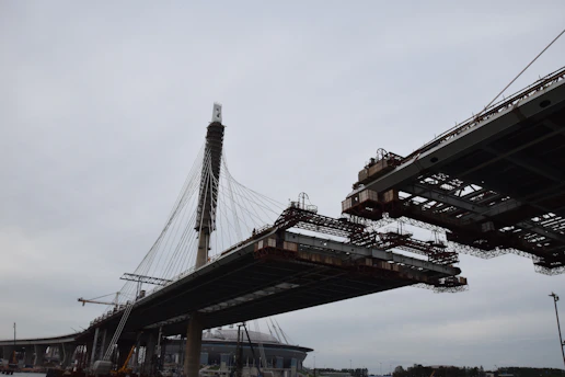 low-angel photography of bridge during daytime