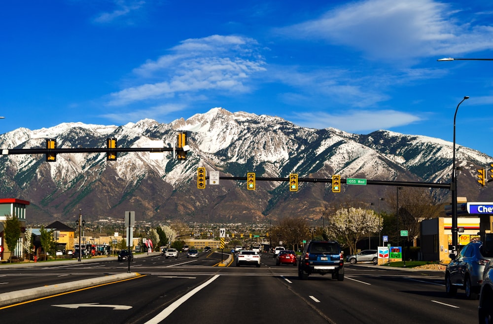 snow capped mountain