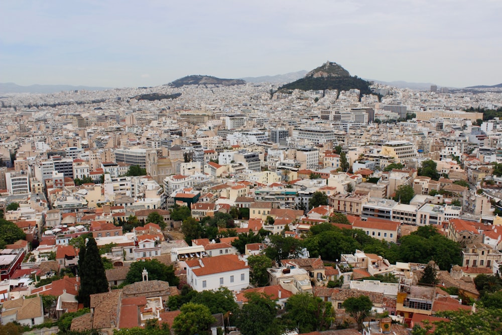 aerial view of city during daytime