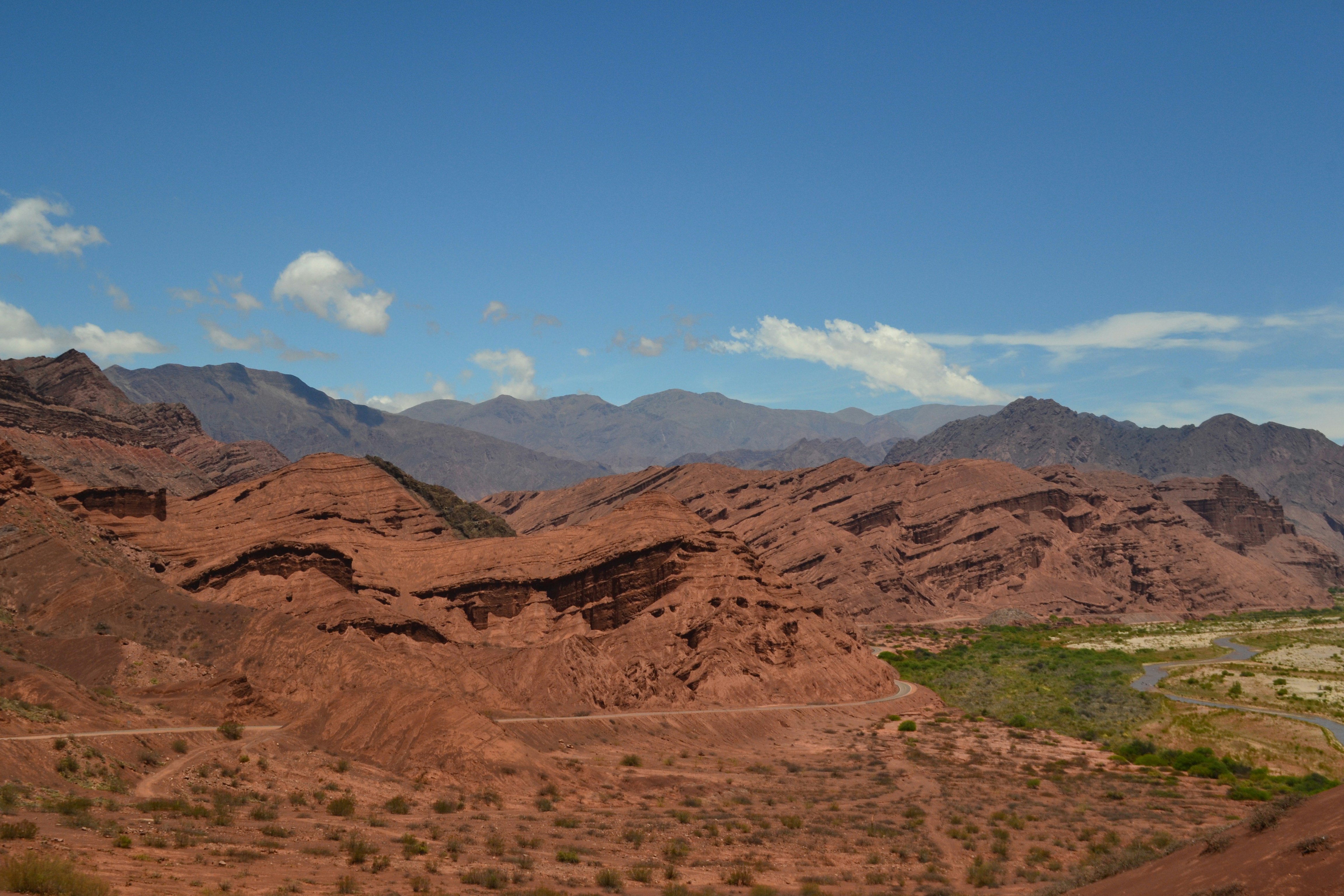 aerial photography of mountain