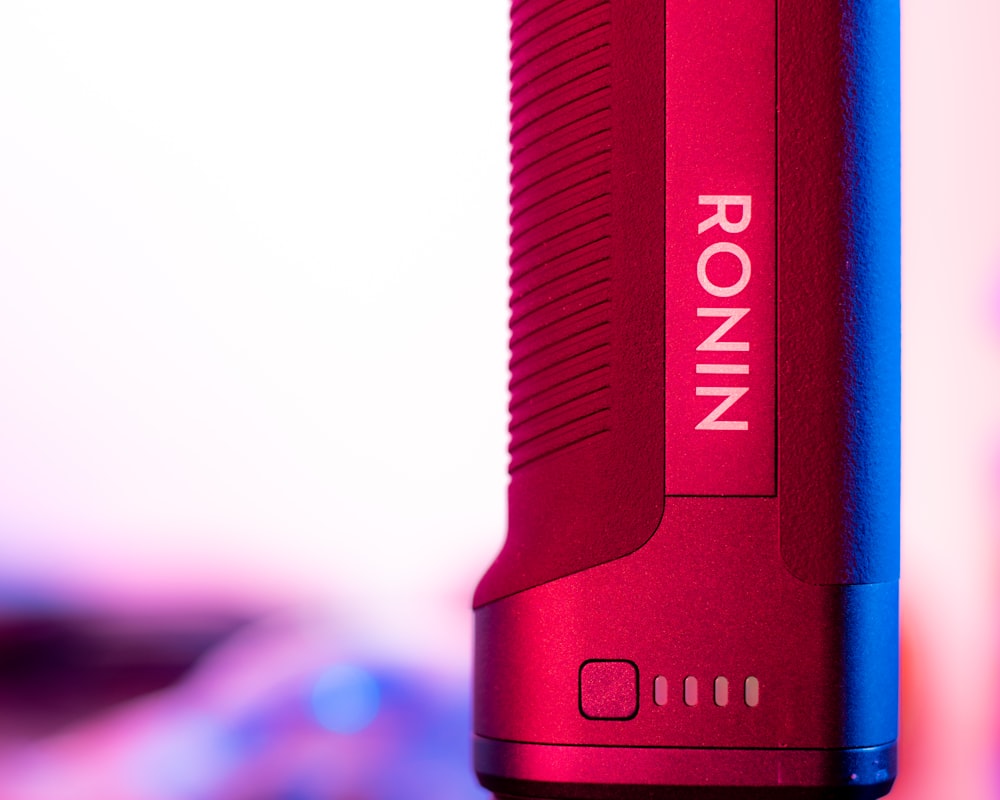 red and white Ronin Bluetooth speaker