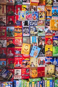 A colorful collage of cultural landmarks and books representing knowledge and culture.