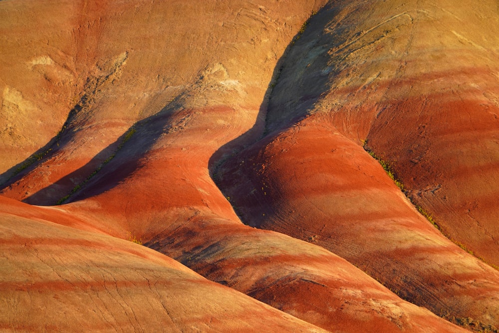 a group of hills that are in the desert