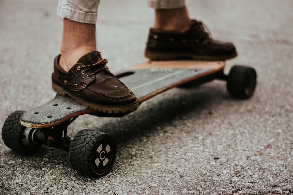 black and brown mountain board