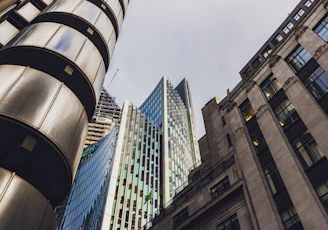 Image highlighting the contrast between restored historic buildings and sleek contemporary architecture.