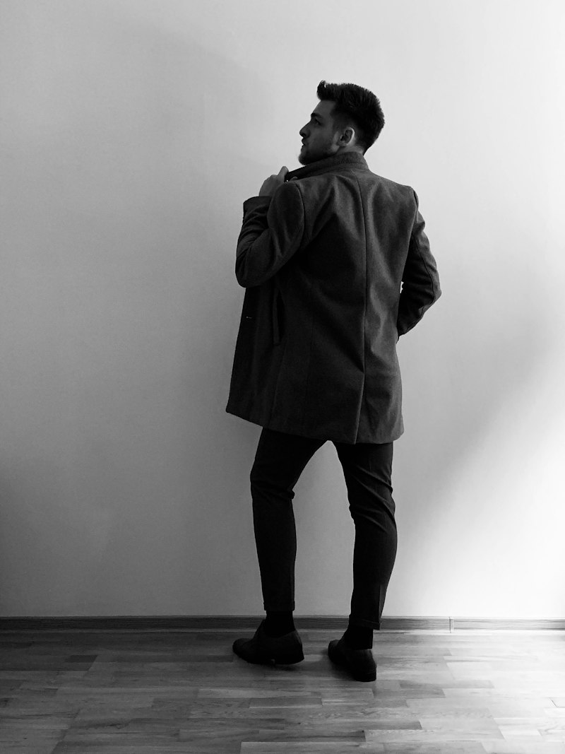 Veste de travail en moleskine, noir