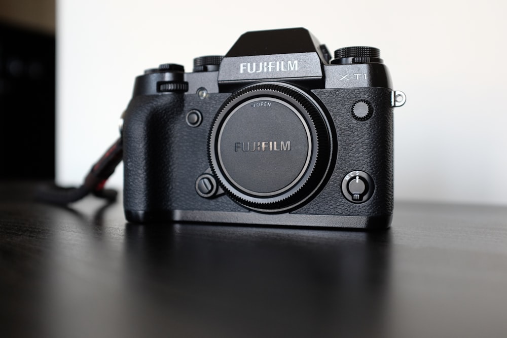 black Fujifilm camera