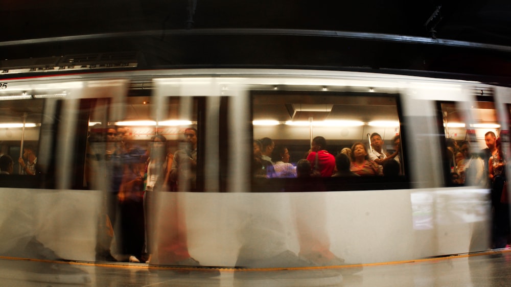 people inside train