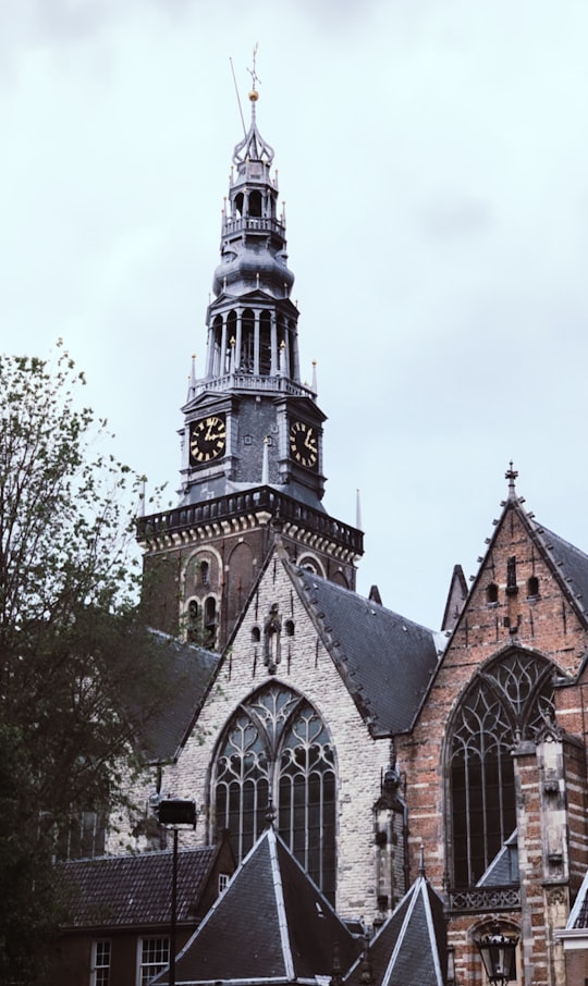 grey concrete building in Oude Kerk Netherlands