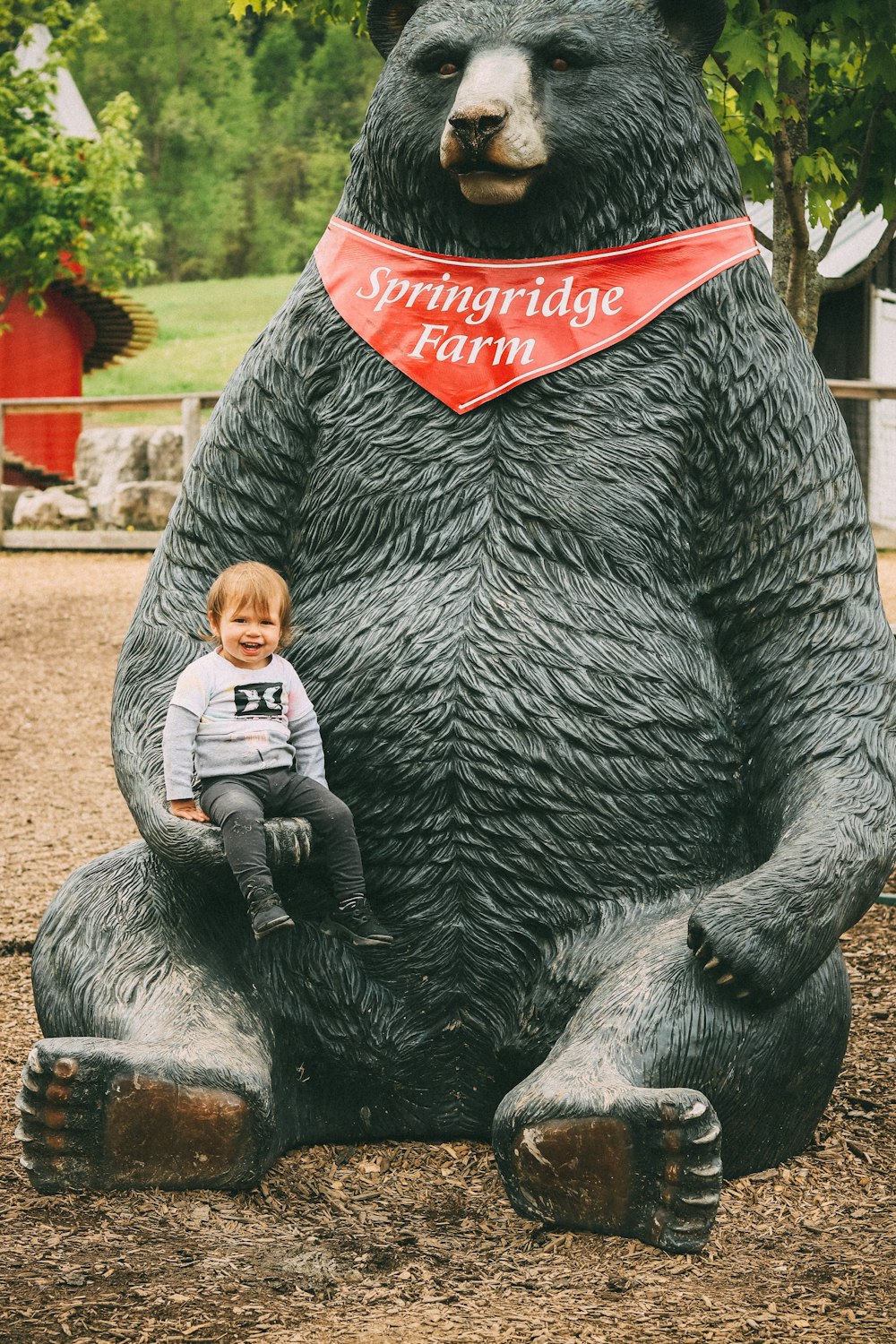 statuetta dell'orso nero