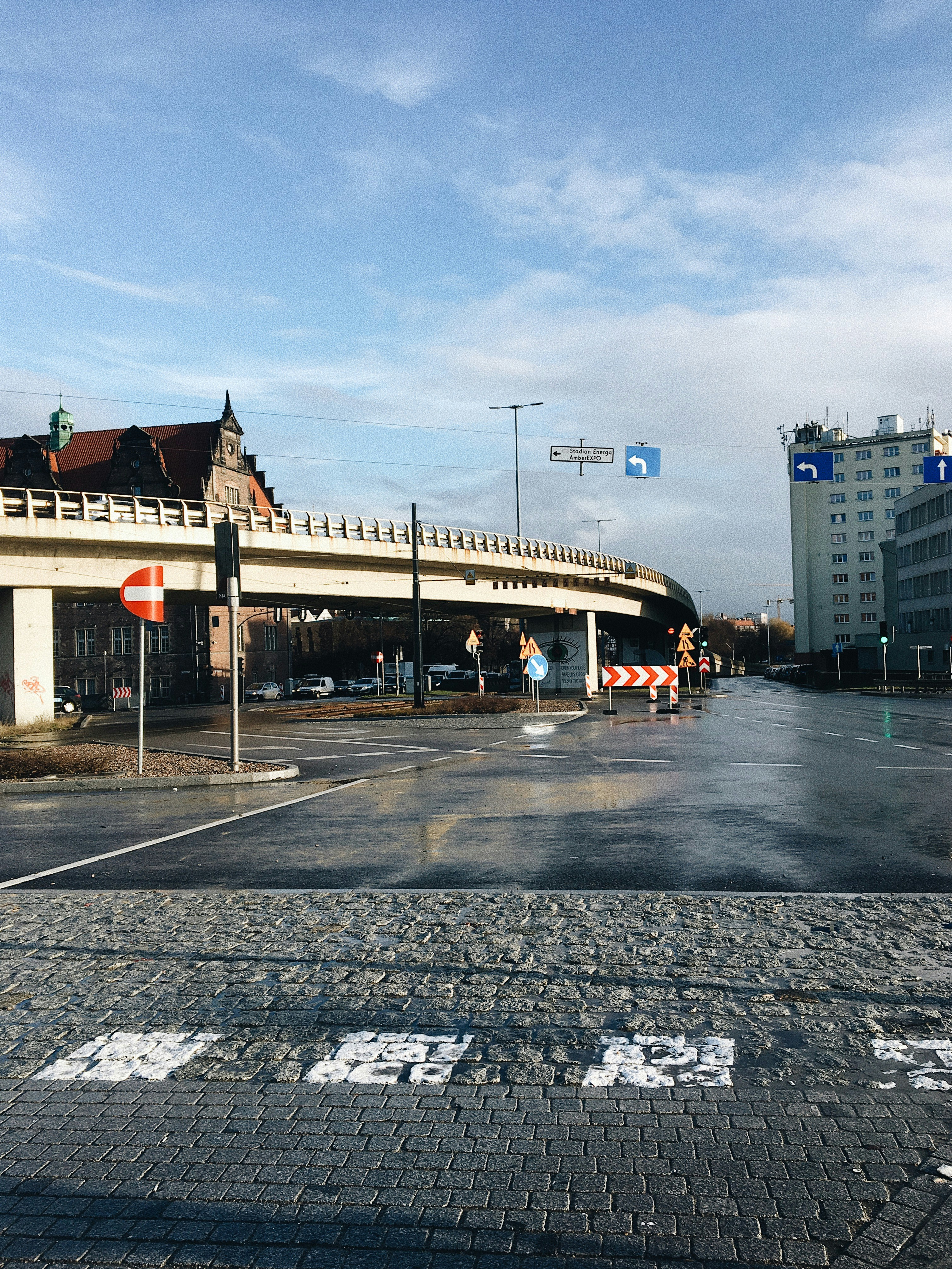 Parking Area Near Höga Kusten Bridge