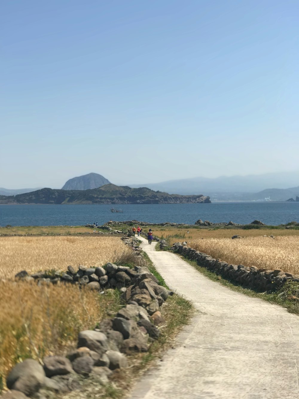 gray concrete road across body of water