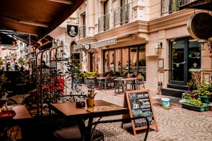 A quiet cafe in Paris off-season