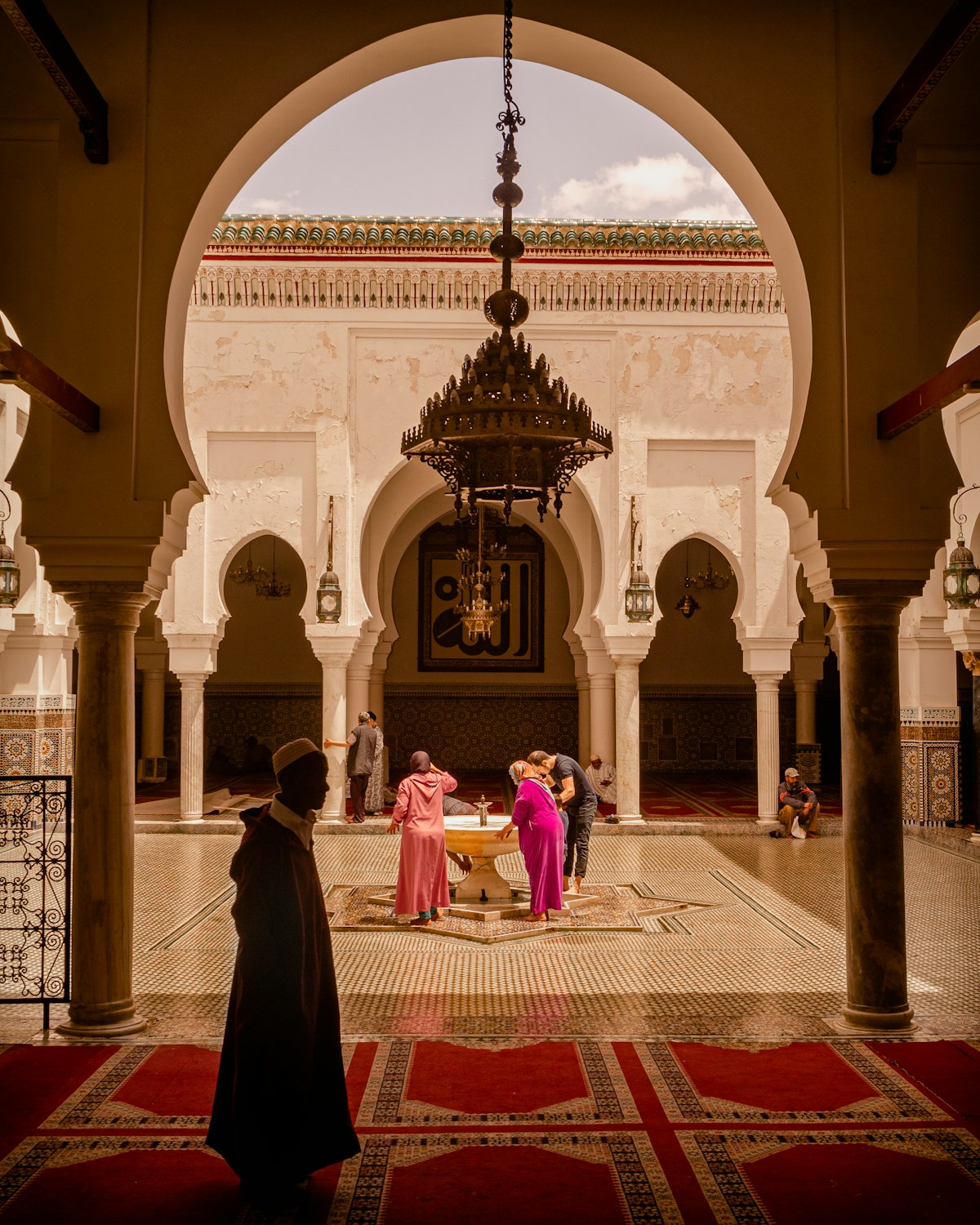 Fez March — Al-Attarine souk in spring morning light