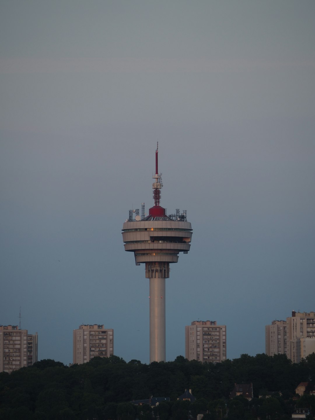 white high-rise tower