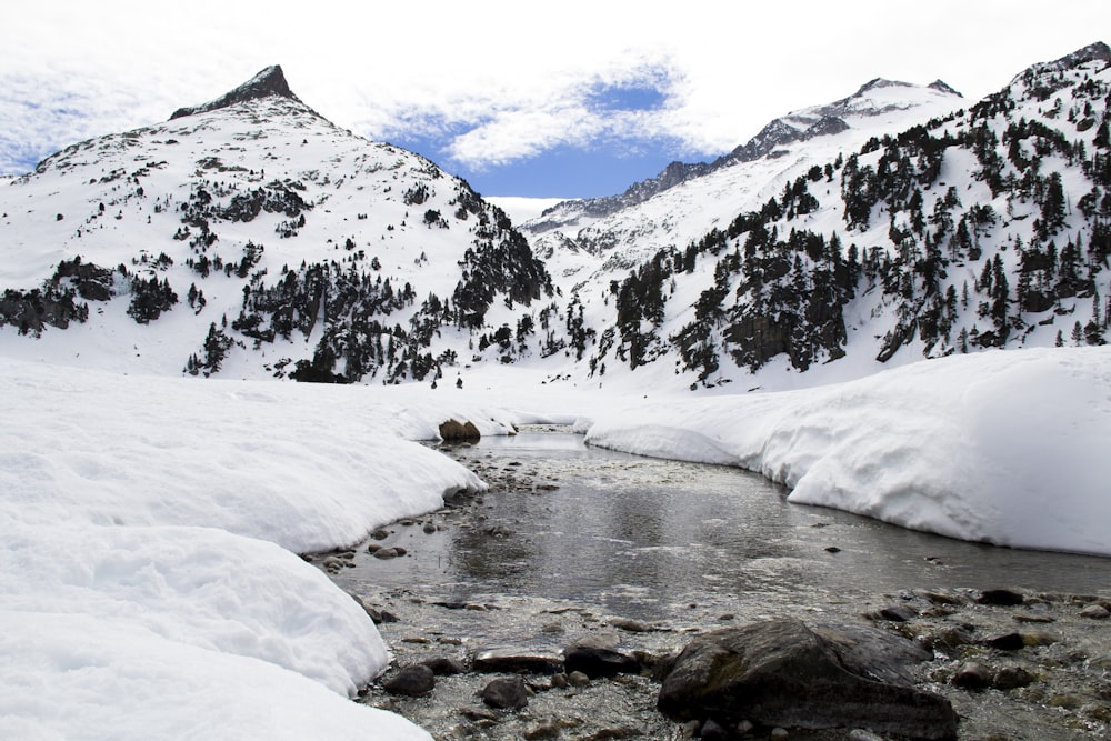 snow-covered mountain