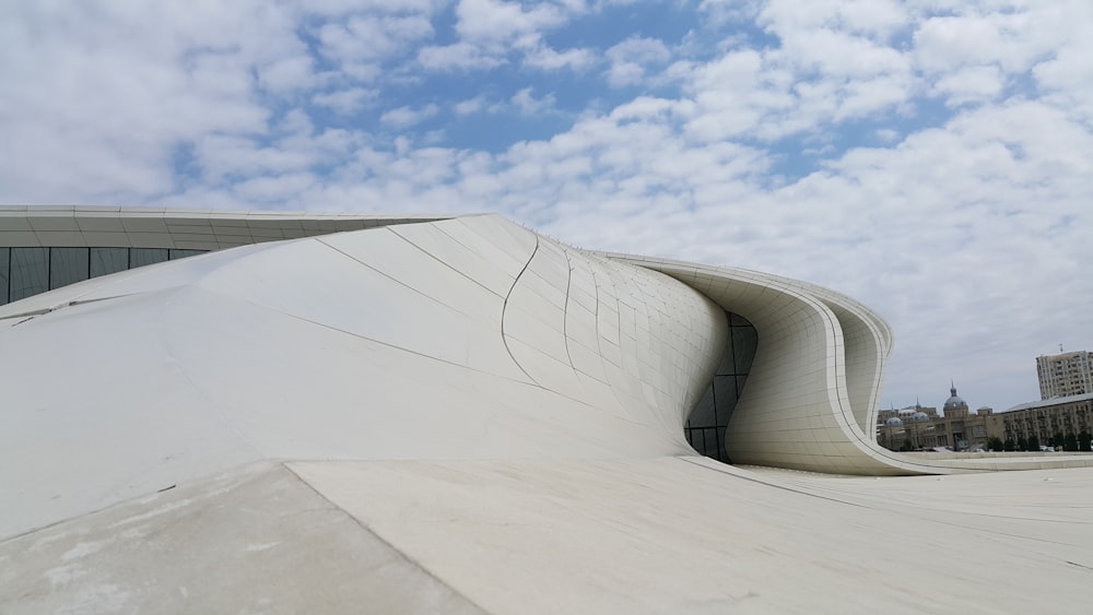 white concrete building scenery