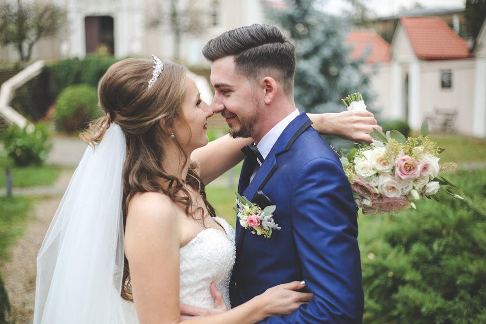 foto dello sposo e della sposa