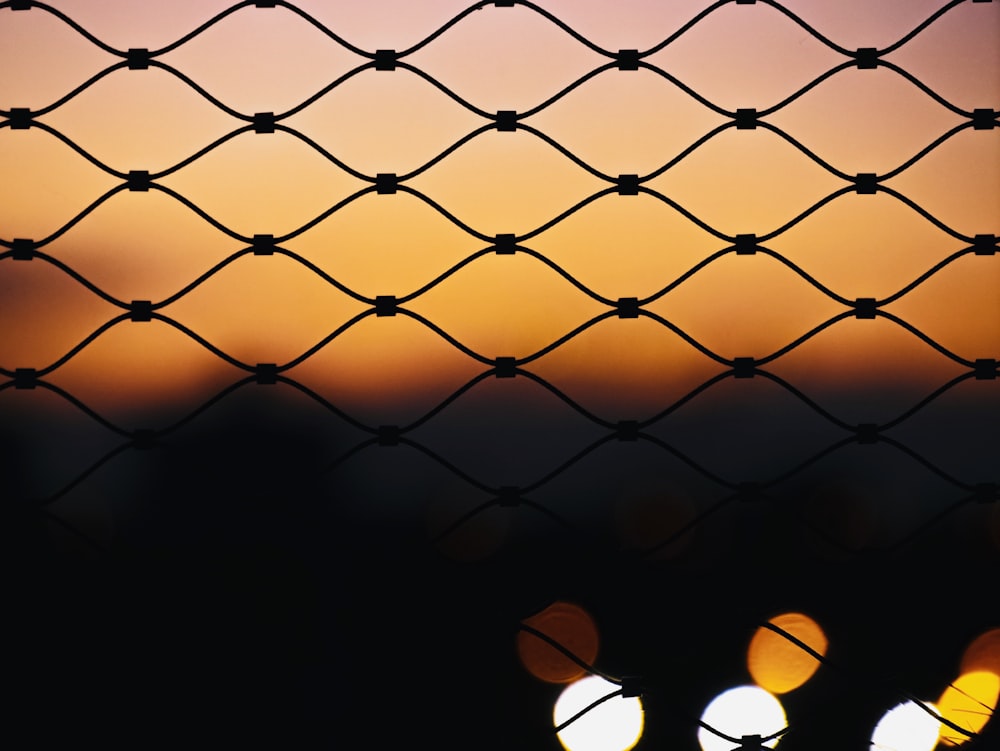 black fence illustration