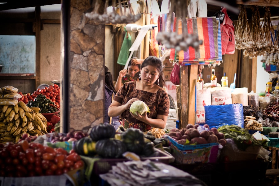 Panajachel Guatemala colorful market textiles handicrafts
