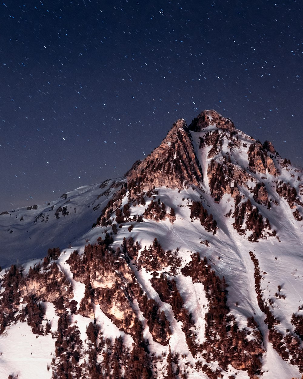 snow-covered mountain