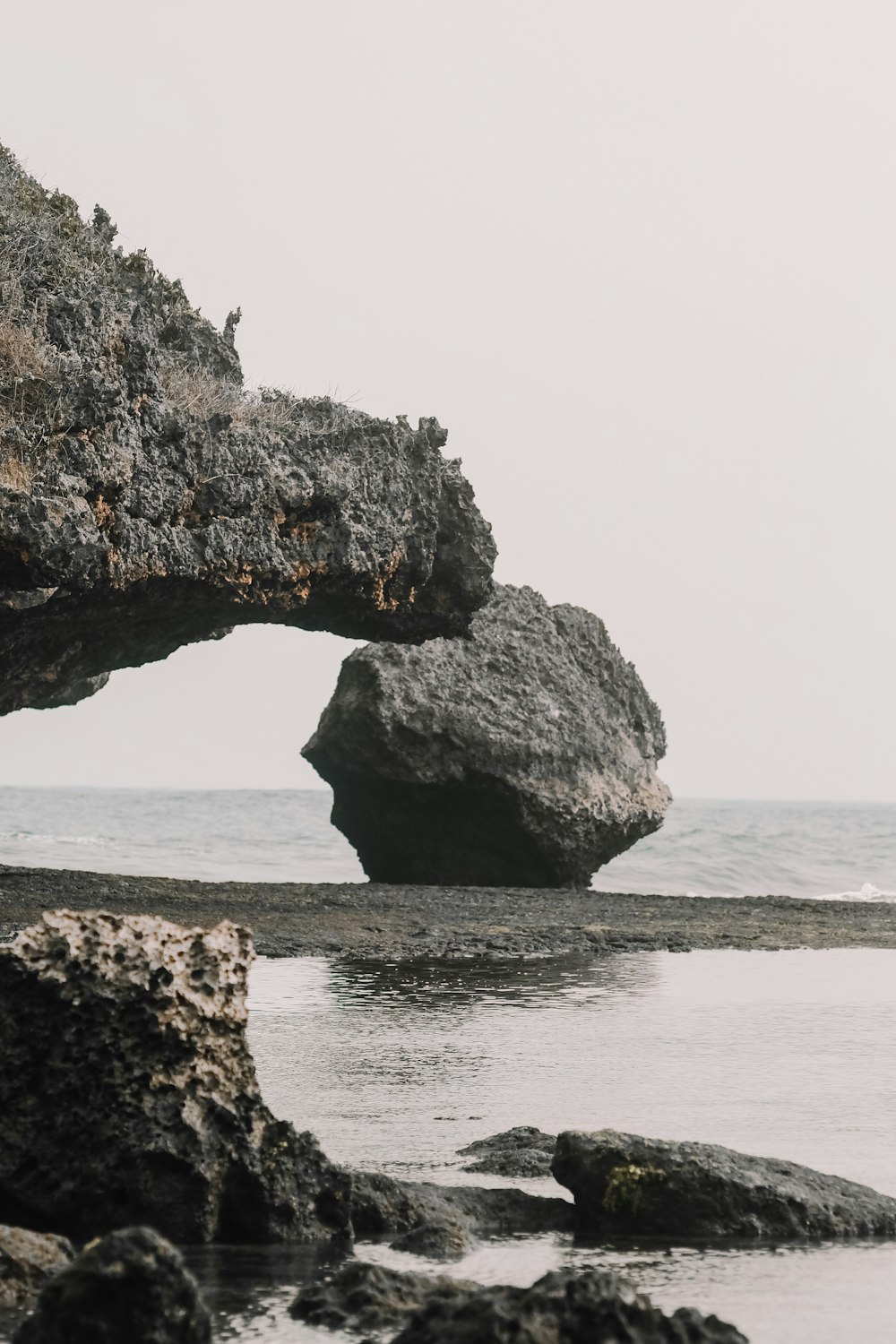 gray rock formation