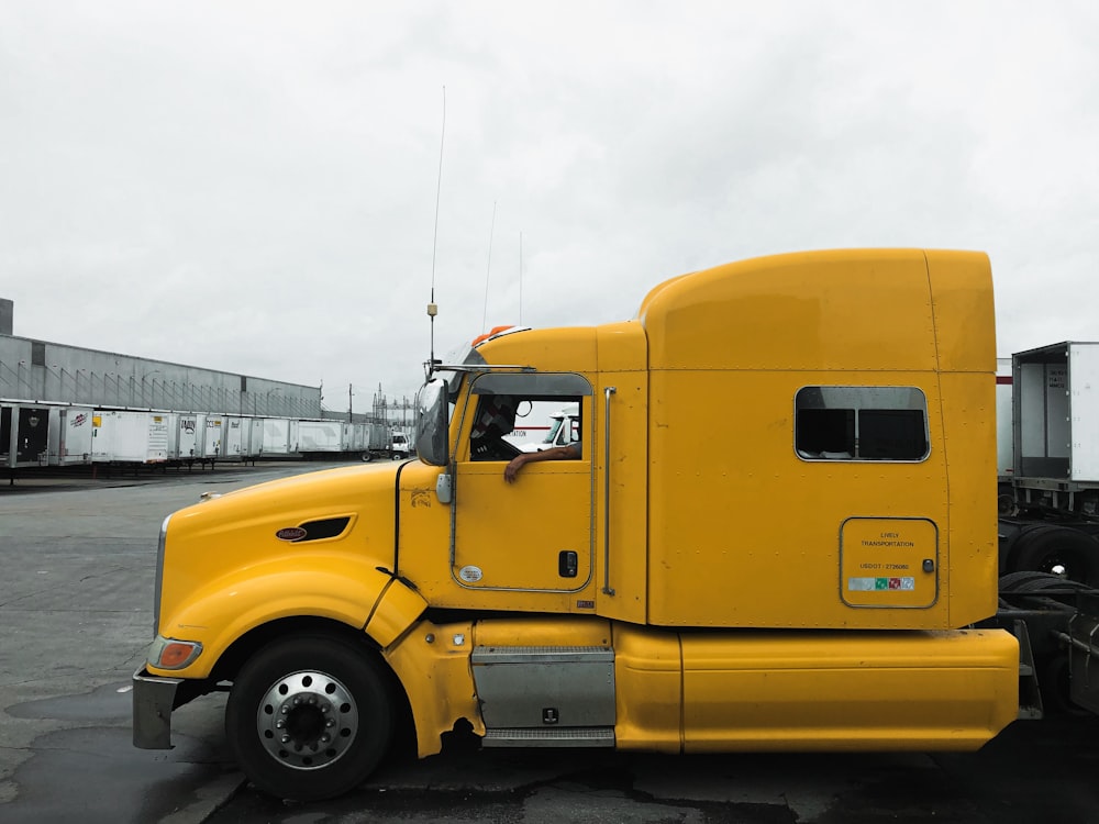 yellow truck