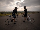 two cyclist on road