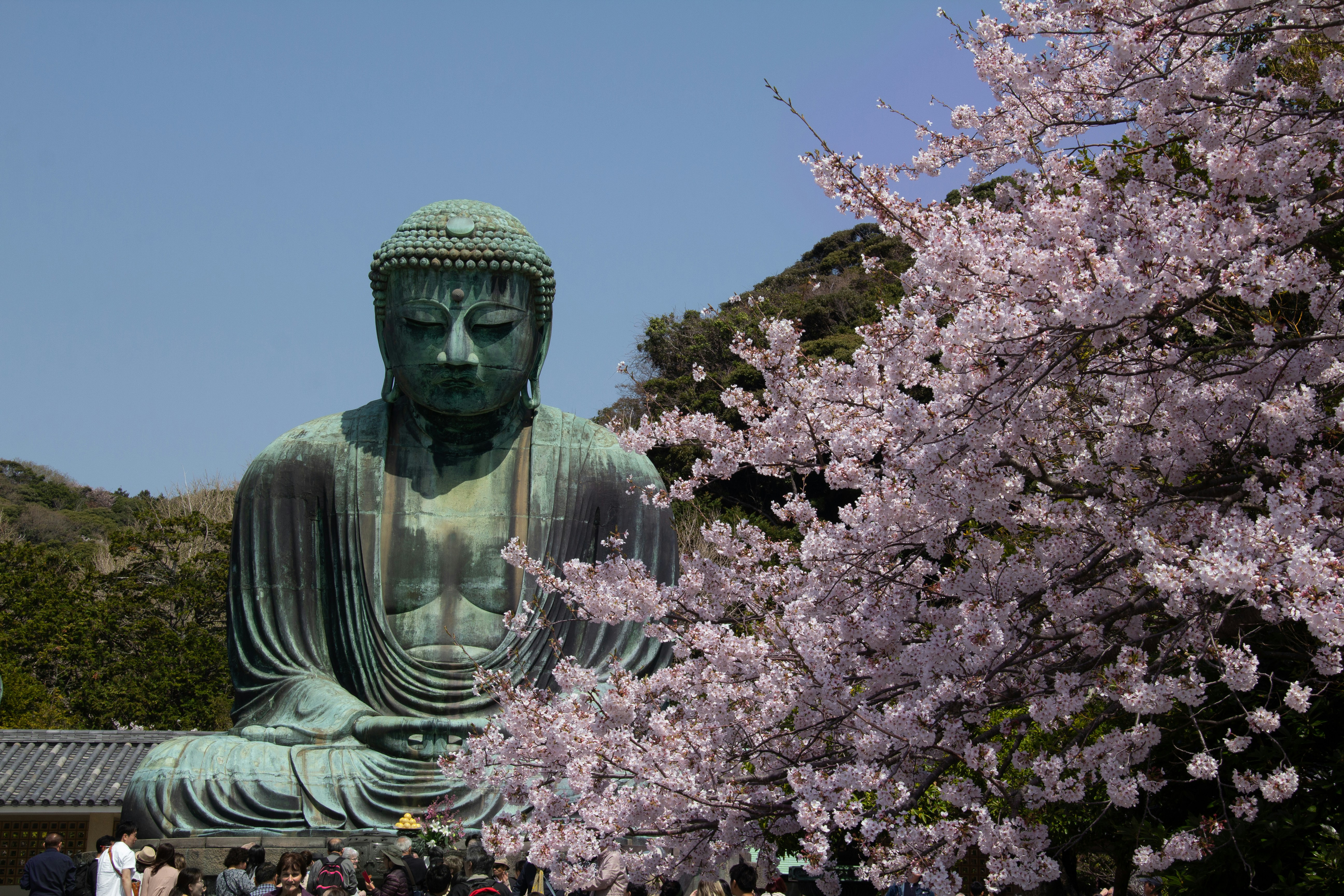 grüne Buddha-Statue