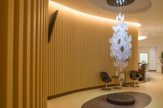 A modern nail salon reception area inviting clients.