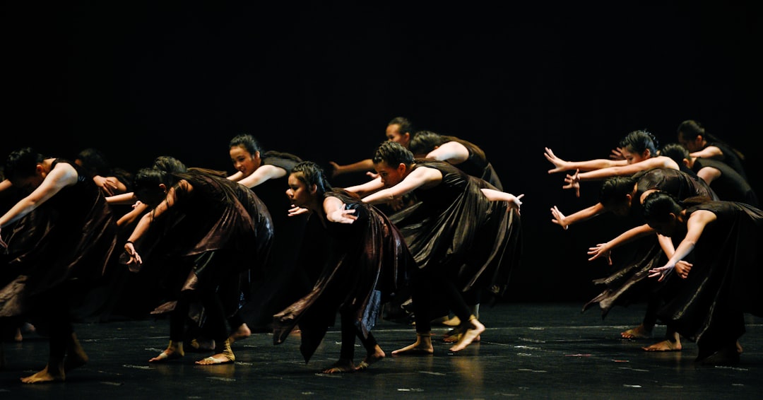 group of people about to dance