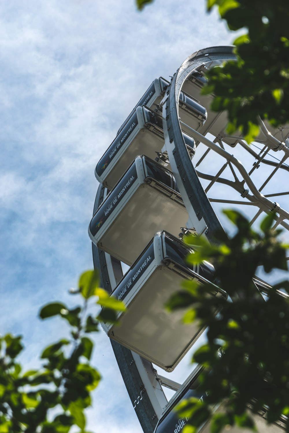 worm's eye view photography of Ferris wheel