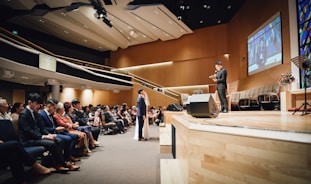 people inside conference