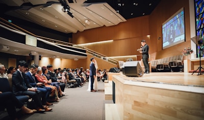 people inside conference