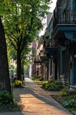 empty sidewalk