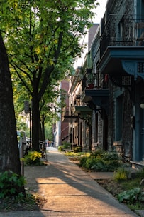 empty sidewalk