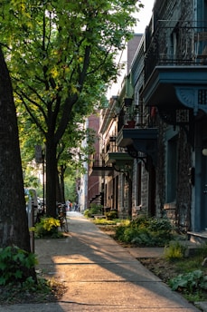 empty sidewalk