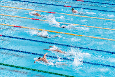 people in swimming pool