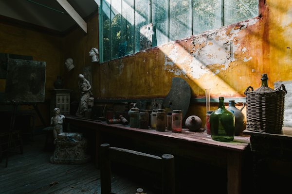 An interior of Monet’s house — Giverny, France