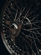 view of motorcycle rim