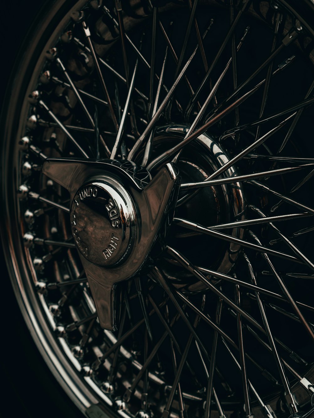 view of motorcycle rim