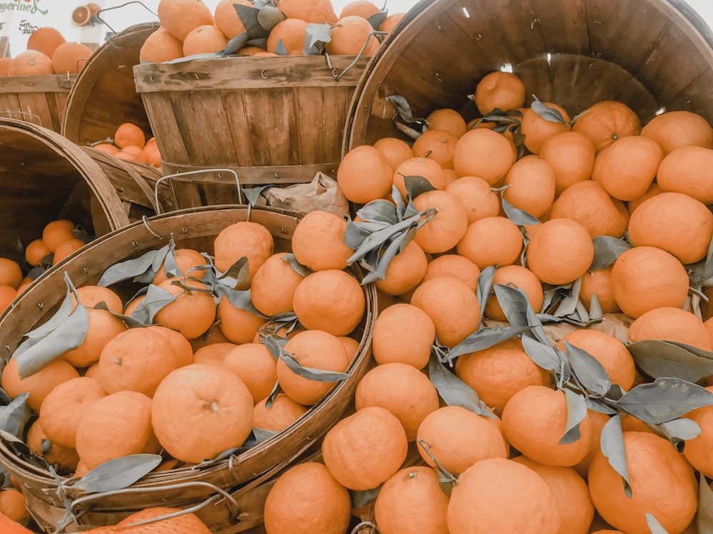 orange fruit lot