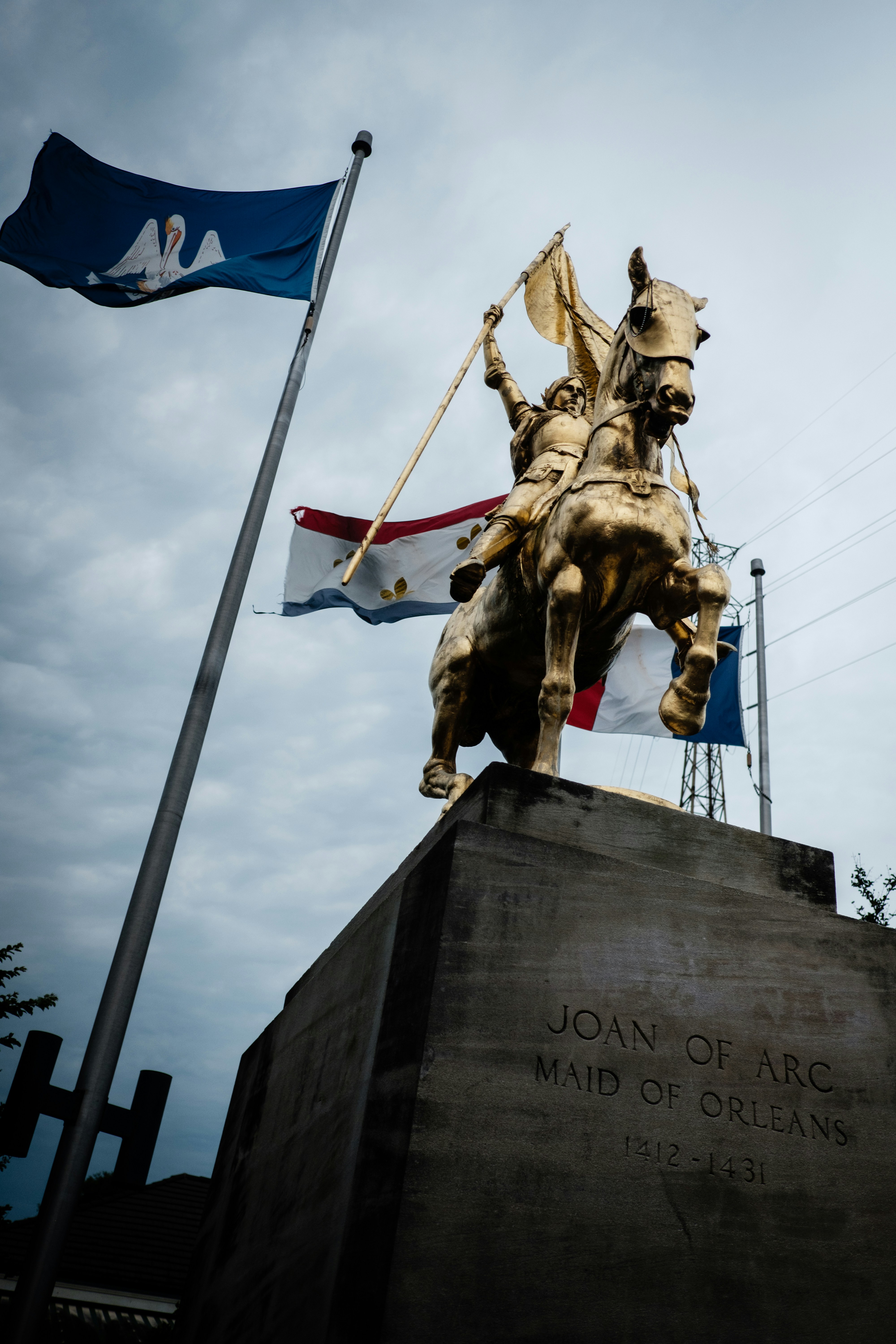 Joan of Arc Maid of Orleans statue