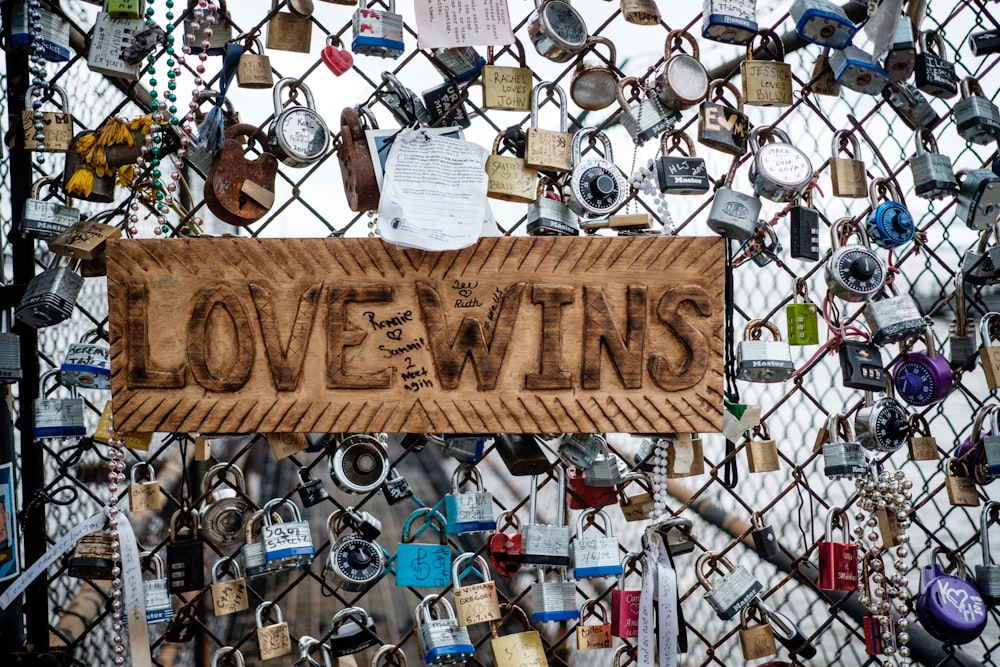 love wins signage