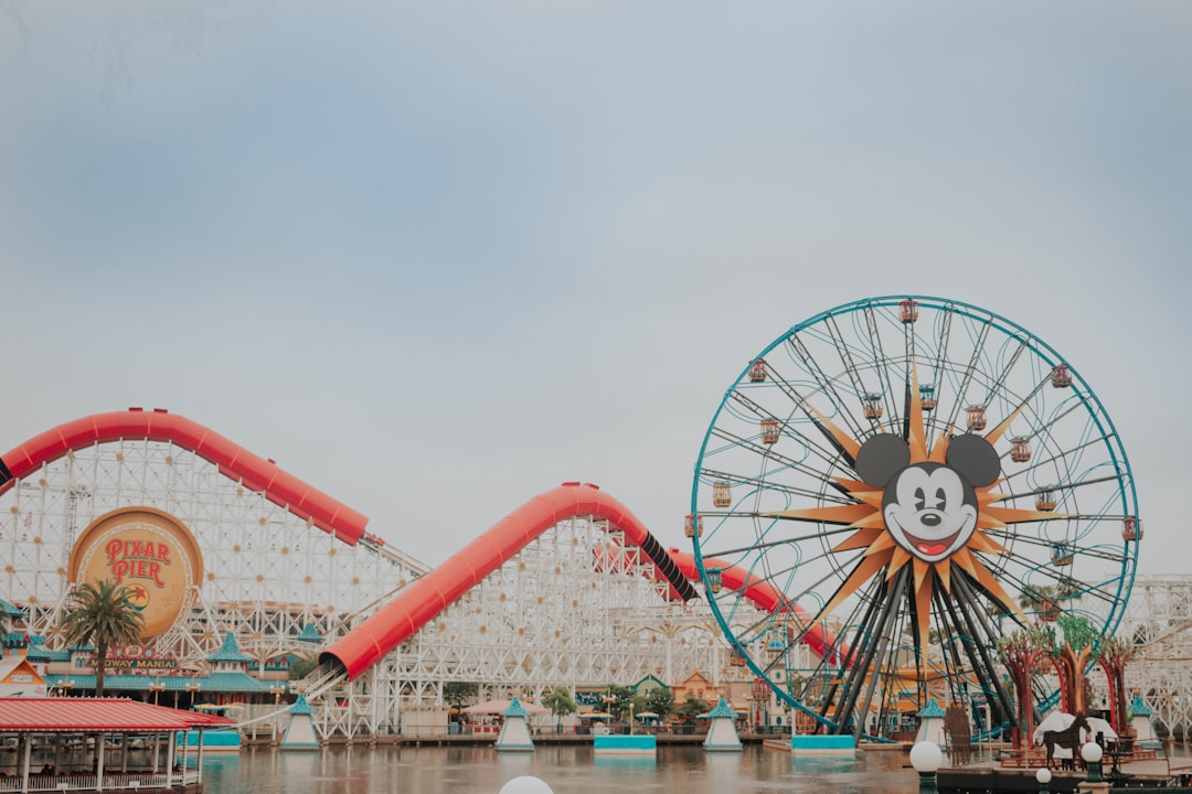 Mickey Mouse carnival rides,