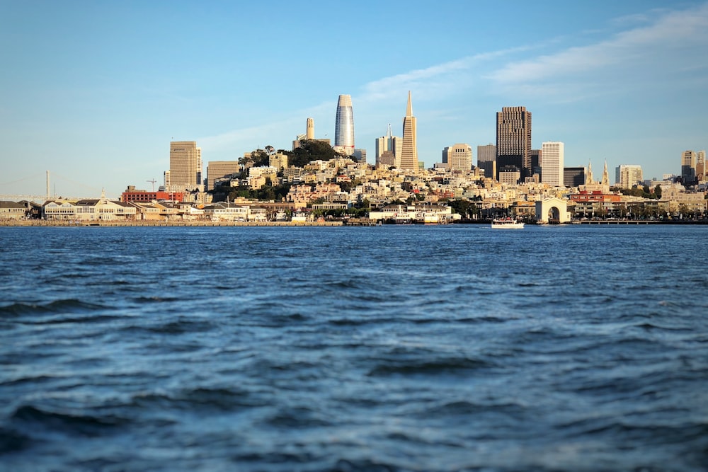 buildings near body of water