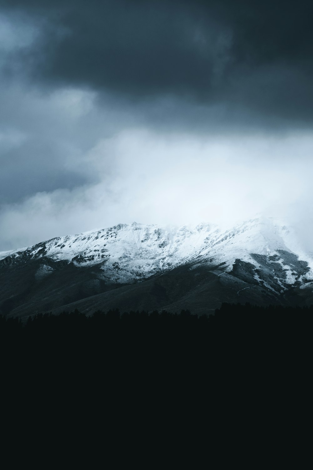 snow covered mountain