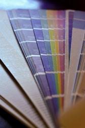 assorted-color papers