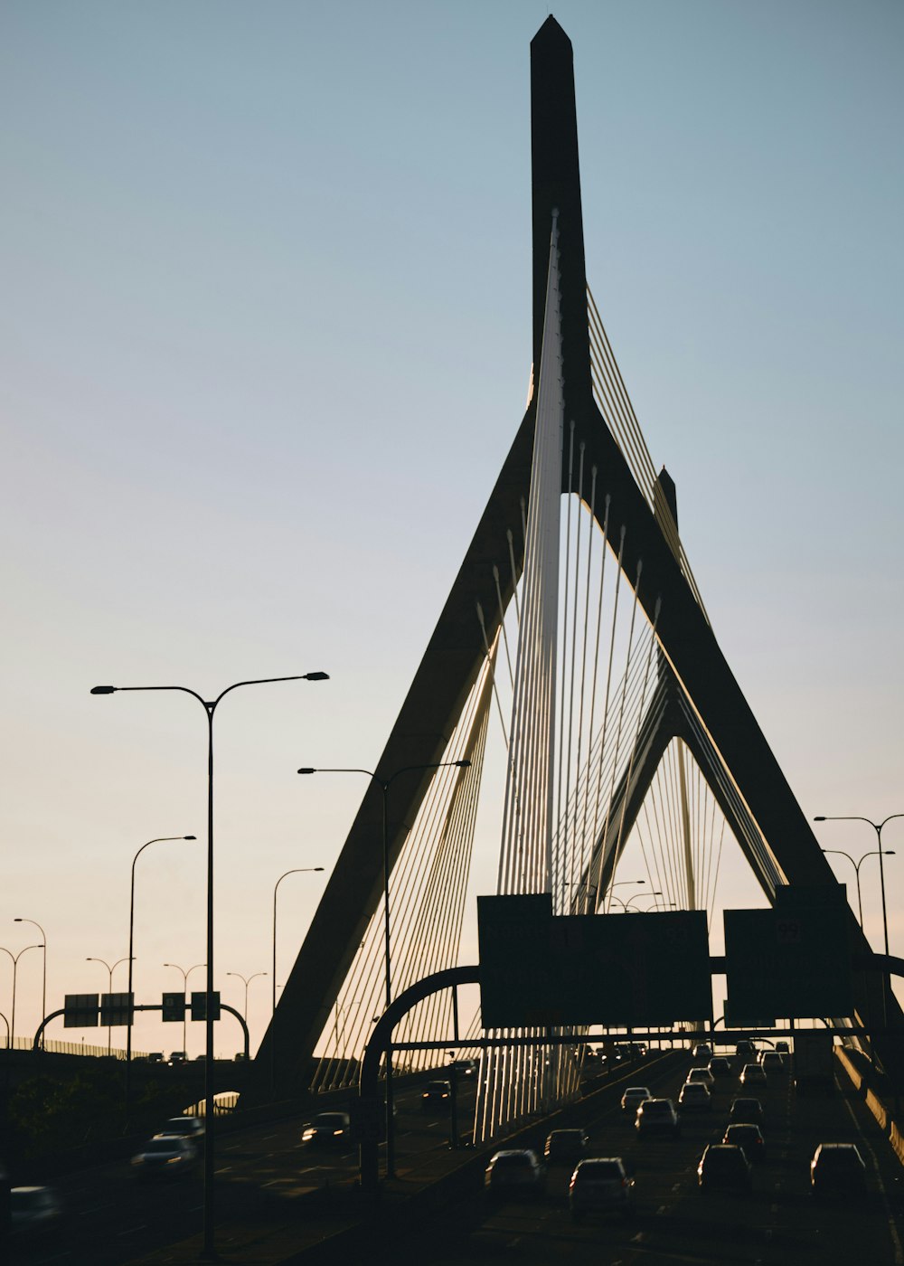 grey concrete bridge photography