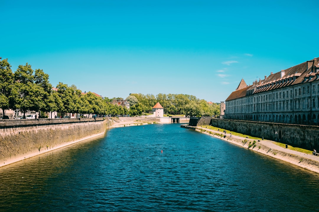 river surrounded by buildings